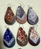 Handmade sparkle earrings