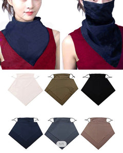 Convertible silky scarves/face coverings
